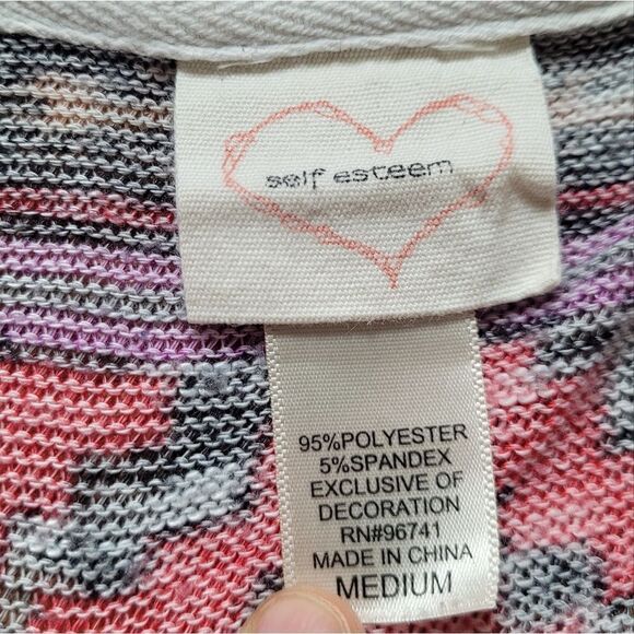 💙3 for $30💙 Aztec Tribal Print V Neck Pullover Hoodie Medium - Picture 4 of 5